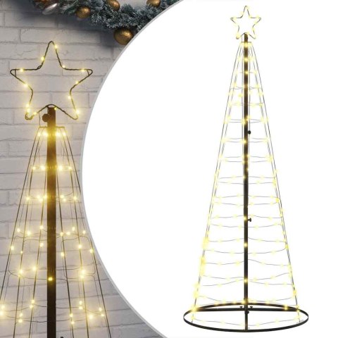 CHOINKA LED 200 LED CIEPŁA BIEL 180 CM
