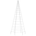 CHOINKA LED 200 LED ZIMNA BIEL 180 CM