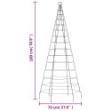 CHOINKA LED 200 LED ZIMNA BIEL 180 CM