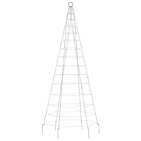 CHOINKA LED 200 DIOD LED KOLOROWA 180 CM