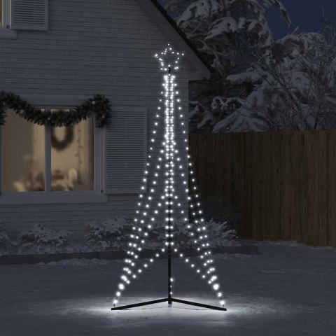 CHOINKA LED 483 DIODY LED ZIMNA BIEL 240 CM