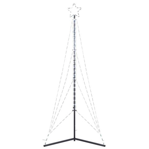CHOINKA LED 483 DIODY LED ZIMNA BIEL 240 CM