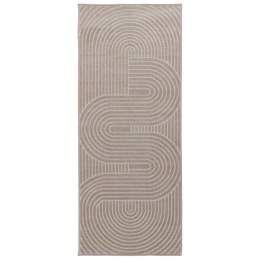 VidaXL Dywan wewnętrzny i zewnętrzny PALMERAS Beżowy 80 x 200 cm