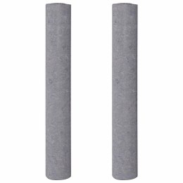 VidaXL Filcowe maty malarskie, 2 szt., 10 m, 280 g/m², szare