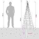 OŚWIETLENIE CHOINKOWE ZE SZPILKĄ I MASZTEM FLAGOWYM 180 CM