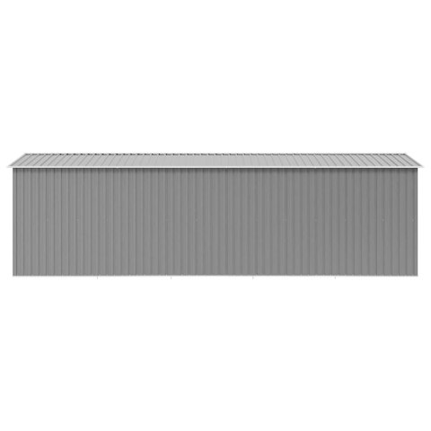 SZOPA OGRODOWA 257X580X181 CM METAL SZARA