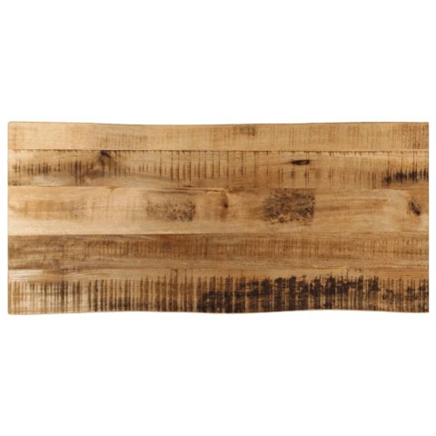 BLAT STOŁU Z NATURALNĄ KRAWĘDZIĄ 90X40X2,5 CM DREWNO MANGO