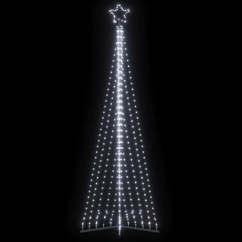VidaXL Choinka LED 495 LED Zimna biel 300,5 cm