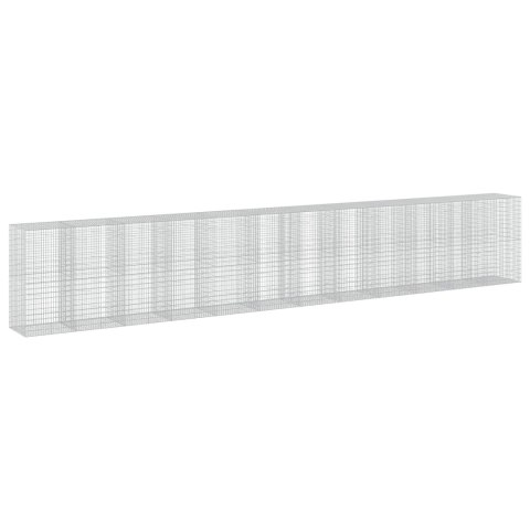 GABION Z DRUTU 3,5 MM I SIATKĄ 5X10 CM 1200X100X200 CM