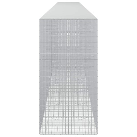 GABION Z DRUTU 3,5 MM I SIATKĄ 5X10 CM 1200X100X200 CM