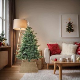 VidaXL Kołnierz do Choinki Brązowy 60 x 60 x 28 cm Trawa morska