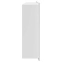 NISZA PRYSZNICOWA BIAŁY 75 X 30 X 9,5 CM STAL NIERDZEWNA