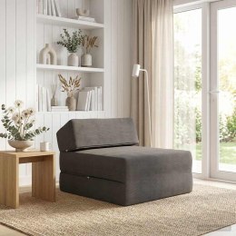 VidaXL Składana Sofa Łóżko ciemnoszary 60 x 70 x 41 cm Corduroy