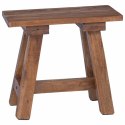 ŁAWKA NATURALNY 50,5 X 25 X 47,5 CM LITE DREWNO MAHONIOWE