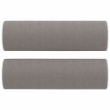 2-OSOBOWA SOFA Z PODUSZKAMI TAUPE 140 CM TKANINA