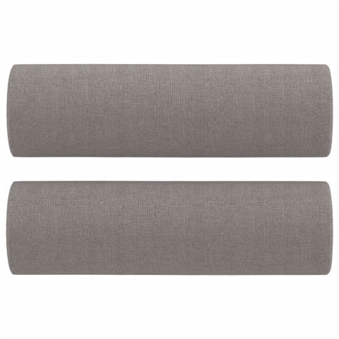 2-OSOBOWA SOFA Z PODUSZKAMI TAUPE 140 CM TKANINA