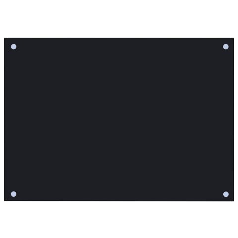 PANEL OCHRONNY DO KUCHNI CZARNY 70X50CM SZKŁO HARTOWANE