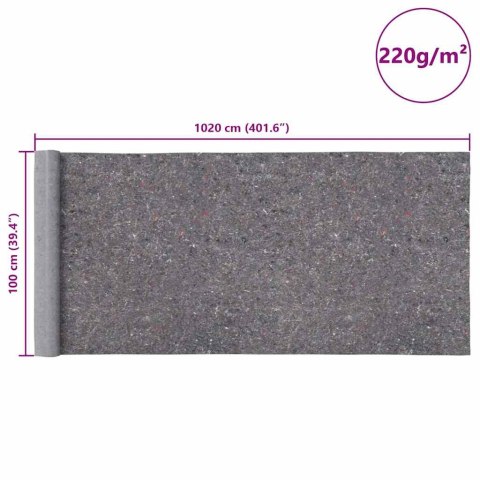 ANTYPOŚLIZGOWE POLARY MALARSKIE 2 SZT. 10 M 220 G/M² SZARE