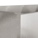 DONICA SREBRNA 62X30X29 CM STAL NIERDZEWNA