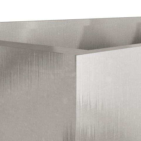 DONICA SREBRNA 62X30X29 CM STAL NIERDZEWNA