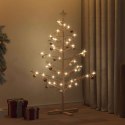 DREWNIANA CHOINKA NATURALNY 125 CM LITE DREWNO SOSNOWE