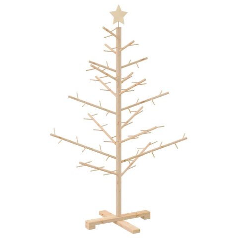 DREWNIANA CHOINKA NATURALNY 125 CM LITE DREWNO SOSNOWE