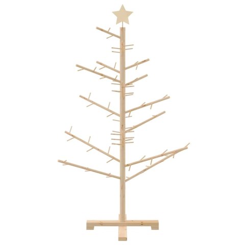 DREWNIANA CHOINKA NATURALNY 125 CM LITE DREWNO SOSNOWE