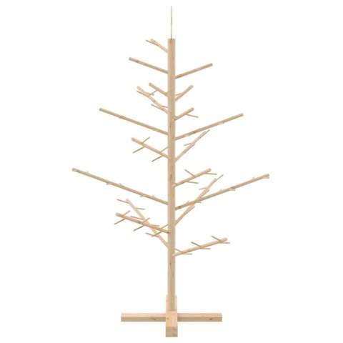 DREWNIANA CHOINKA NATURALNY 125 CM LITE DREWNO SOSNOWE