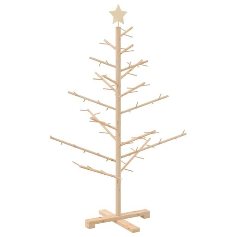 DREWNIANA CHOINKA NATURALNY 125 CM LITE DREWNO SOSNOWE