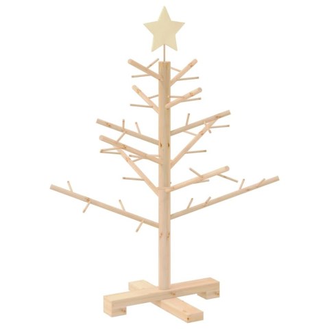 DREWNIANA CHOINKA NATURALNY 75 CM LITE DREWNO SOSNOWE