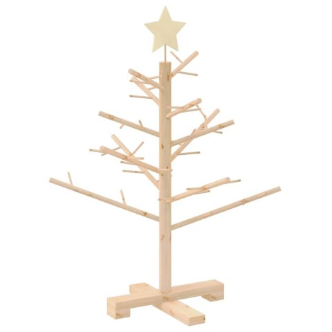 DREWNIANA CHOINKA NATURALNY 75 CM LITE DREWNO SOSNOWE