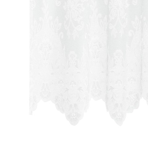 FIRANKA KORONKOWA BIAŁY 245 X 600 CM POLIESTER