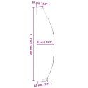 POKROWIEC NA PARASOL OGRODOWY CZARNY 280X30/81/45 CM 420D