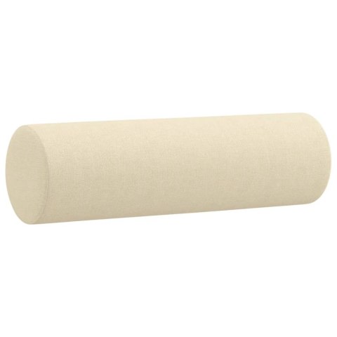 2-OSOBOWA SOFA Z PODUSZKAMI KREMOWA 120 CM TKANINA