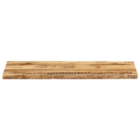 BLAT STOŁU Z NATURALNĄ KRAWĘDZIĄ 110X40X3,8 CM DREWNO MANGO
