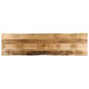 BLAT STOŁU Z NATURALNĄ KRAWĘDZIĄ 180X40X3,8 CM DREWNO MANGO