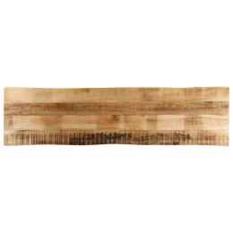 BLAT STOŁU Z NATURALNĄ KRAWĘDZIĄ 180X40X3,8 CM DREWNO MANGO