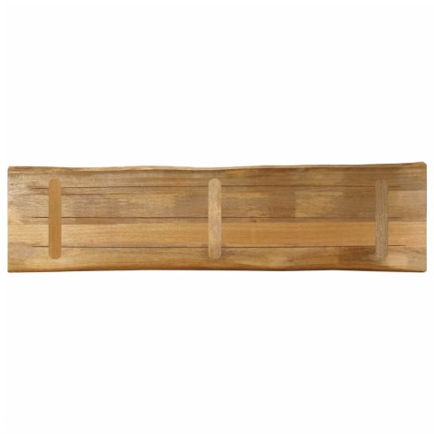 BLAT STOŁU Z NATURALNĄ KRAWĘDZIĄ 180X40X3,8 CM DREWNO MANGO