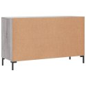 KOMODA SZARY DĄB SONOMA 100X36X60 CM MATERIAŁ DREWNOPOCHODNY