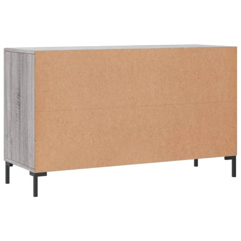 KOMODA SZARY DĄB SONOMA 100X36X60 CM MATERIAŁ DREWNOPOCHODNY