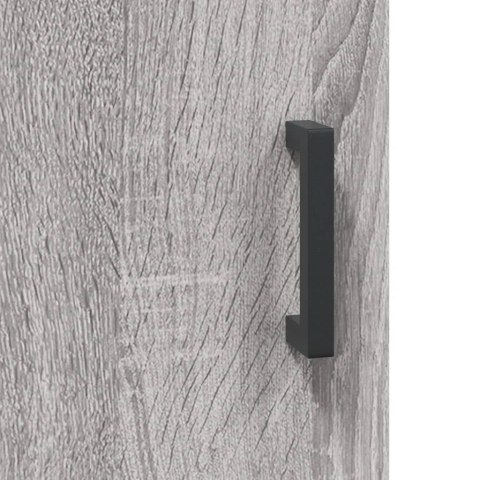 KOMODA SZARY DĄB SONOMA 100X36X60 CM MATERIAŁ DREWNOPOCHODNY