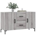 KOMODA SZARY DĄB SONOMA 100X36X60 CM MATERIAŁ DREWNOPOCHODNY