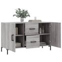 KOMODA SZARY DĄB SONOMA 100X36X60 CM MATERIAŁ DREWNOPOCHODNY