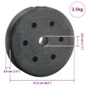 TALERZE CIĘŻAROWE 4 SZT. 10 KG CZARNY CEMENT I PIASEK ŻELAZNY
