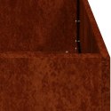 VidaXL Doniczka Rusty 80x80x80 cm Stal nierdzewna