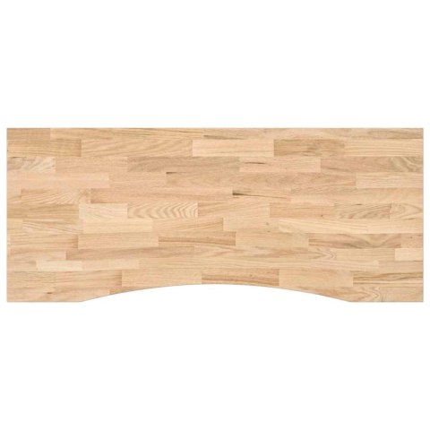 BLAT BIURKA SUROWE 120X50X2,5 CM LITE DREWNO DĘBOWE