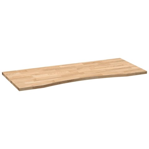 BLAT BIURKA SUROWE 120X50X2,5 CM LITE DREWNO DĘBOWE