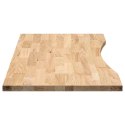 BLAT BIURKA SUROWE 120X50X2,5 CM LITE DREWNO DĘBOWE
