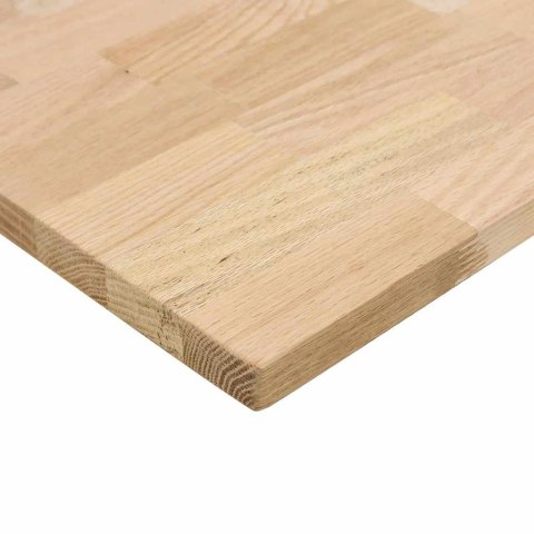 BLAT BIURKA SUROWE 120X50X2,5 CM LITE DREWNO DĘBOWE