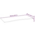BLAT BIURKA SUROWE 120X50X2,5 CM LITE DREWNO DĘBOWE